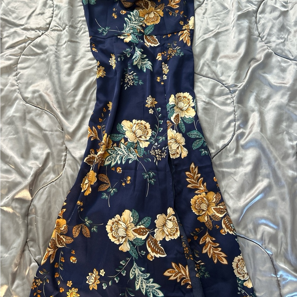 Floral Navy Dress